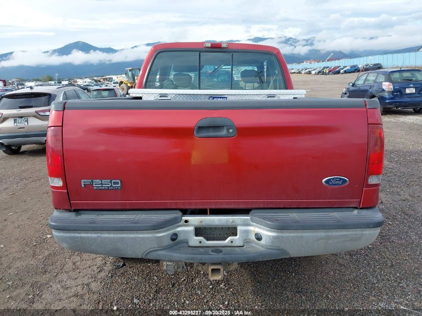2001 Ford F-250 Lariat/Xl/Xlt VIN: 1FTNX21LX1ED89742 Lot: 43295227