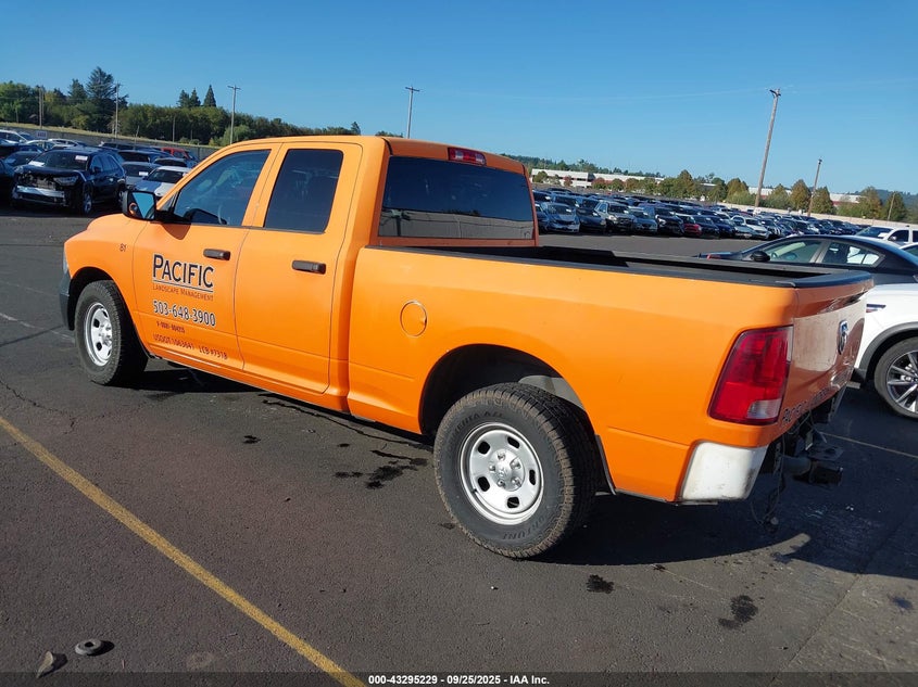 2014 Ram 1500 Tradesman orange truck gasoline 1C6RR6FT3ES264091 photo #4