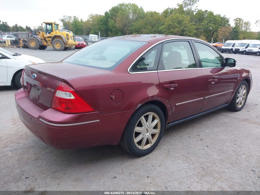 1FAHP25125G154502 2005 FORD FIVE HUNDRED photo no. 4