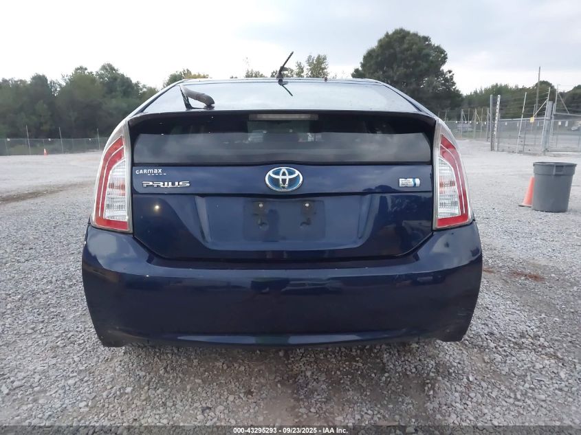 2014 Toyota Prius Two VIN: JTDKN3DUXE1755781 Lot: 43295293