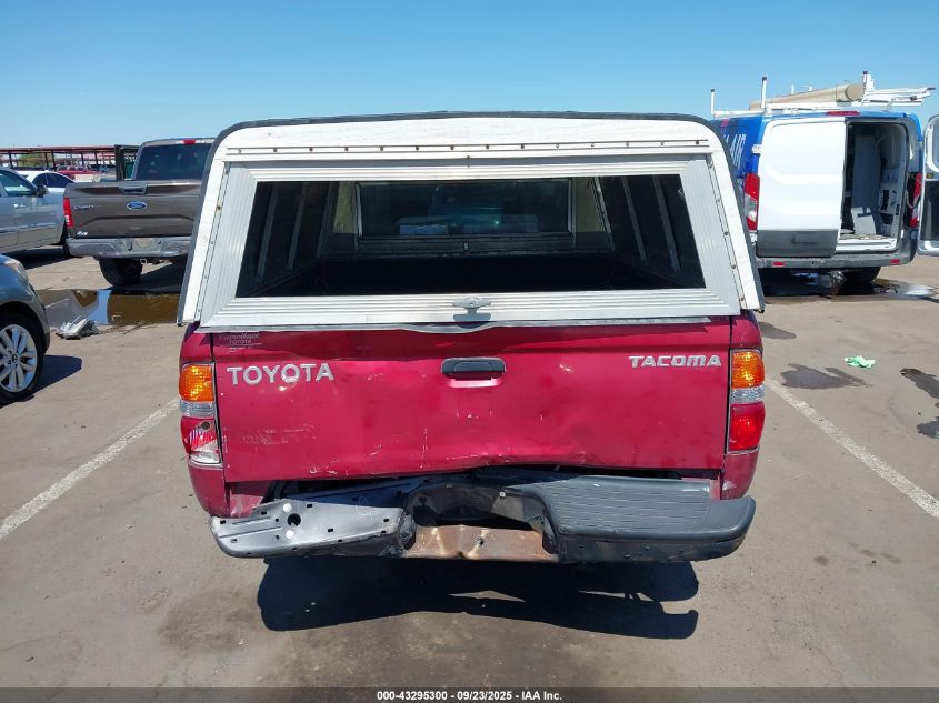 2004 Toyota Tacoma VIN: 5TENL42N24Z390750 Lot: 43295300