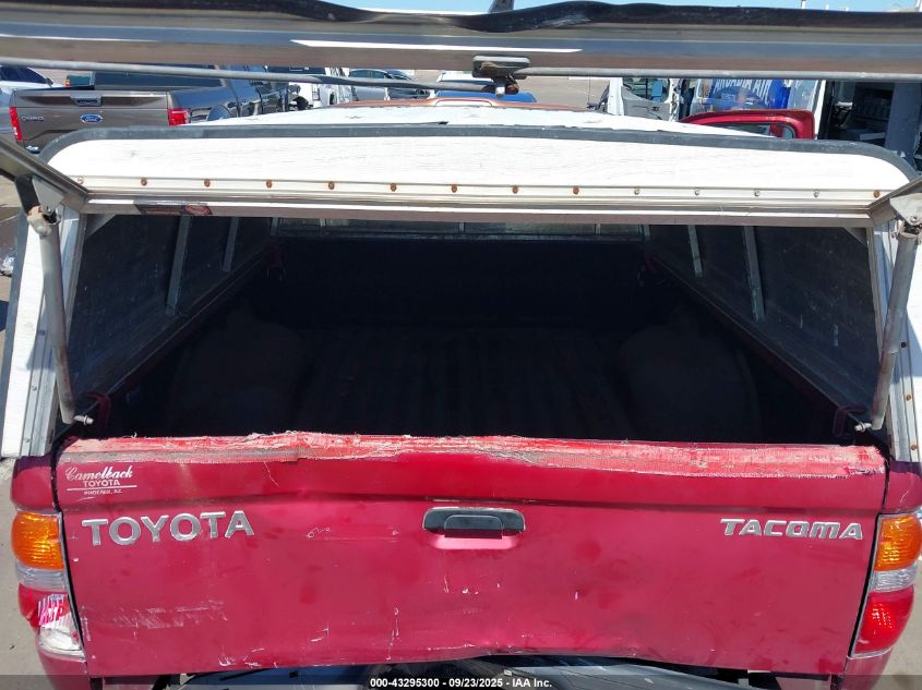 2004 Toyota Tacoma VIN: 5TENL42N24Z390750 Lot: 43295300