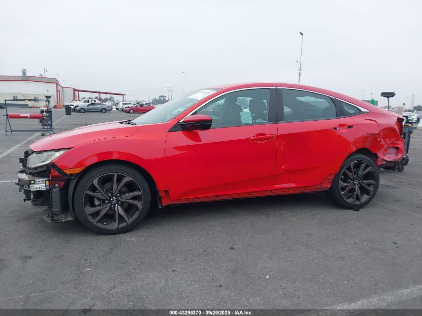 2020 Honda Civic Sport VIN: 2HGFC2F84LH560020 Lot: 43295370
