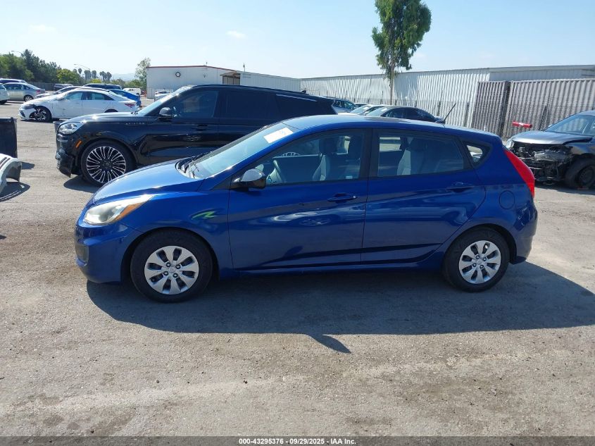 2017 Hyundai Accent Se VIN: KMHCT5AE2HU315832 Lot: 43295376
