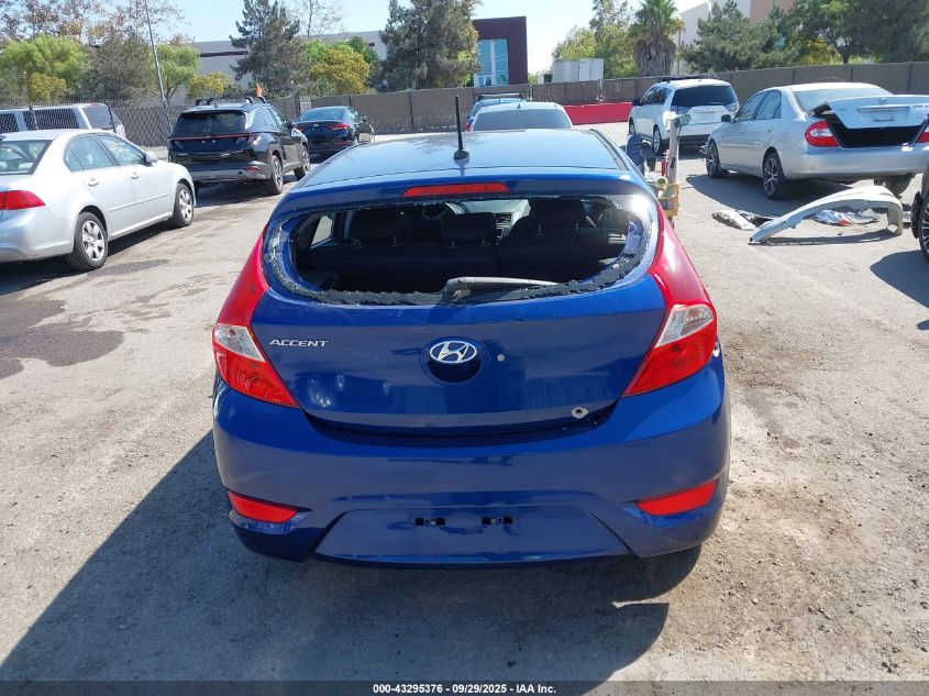 2017 Hyundai Accent Se VIN: KMHCT5AE2HU315832 Lot: 43295376