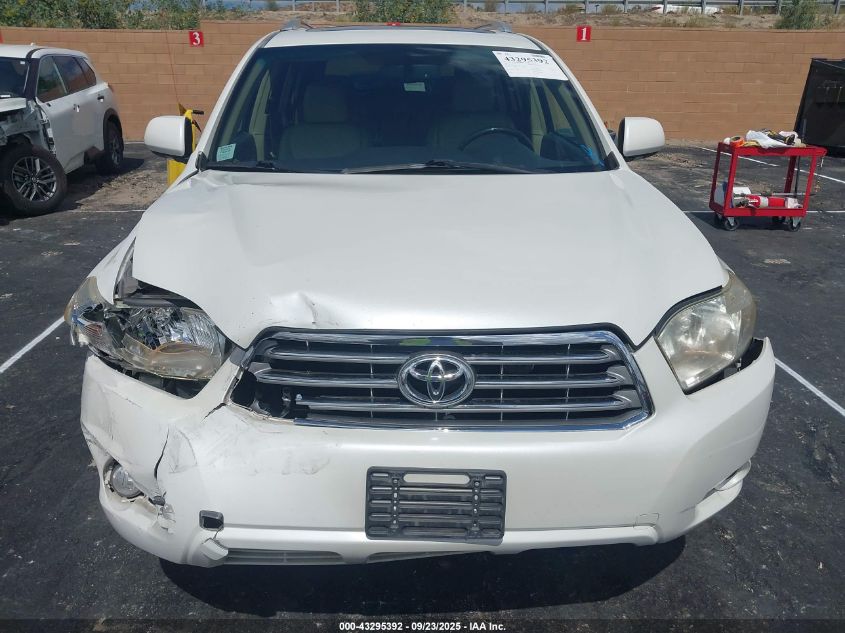 2008 Toyota Highlander Limited VIN: JTEES42A282107169 Lot: 43295392