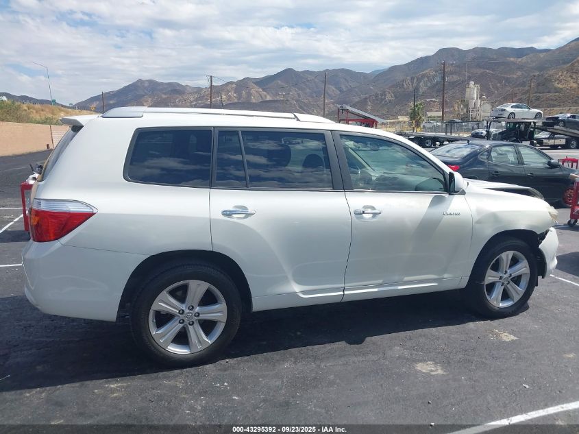 2008 Toyota Highlander Limited VIN: JTEES42A282107169 Lot: 43295392
