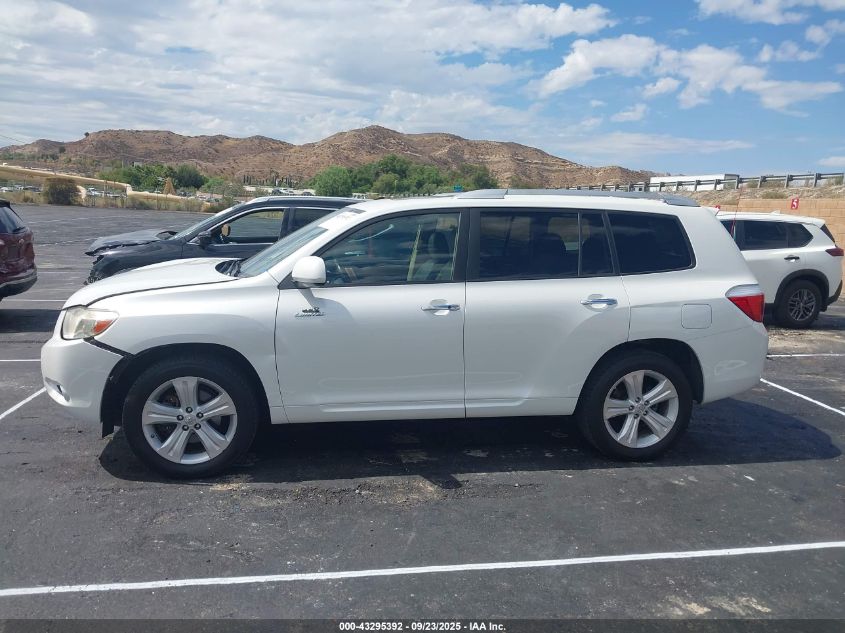 2008 Toyota Highlander Limited VIN: JTEES42A282107169 Lot: 43295392