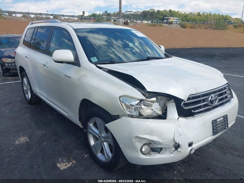 2008 Toyota Highlander Limited VIN: JTEES42A282107169 Lot: 43295392