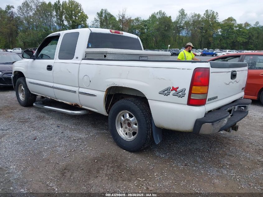 1999 GMC Sierra 1500 Sl/Sle VIN: 2GTEK19V3X1515612 Lot: 43295415