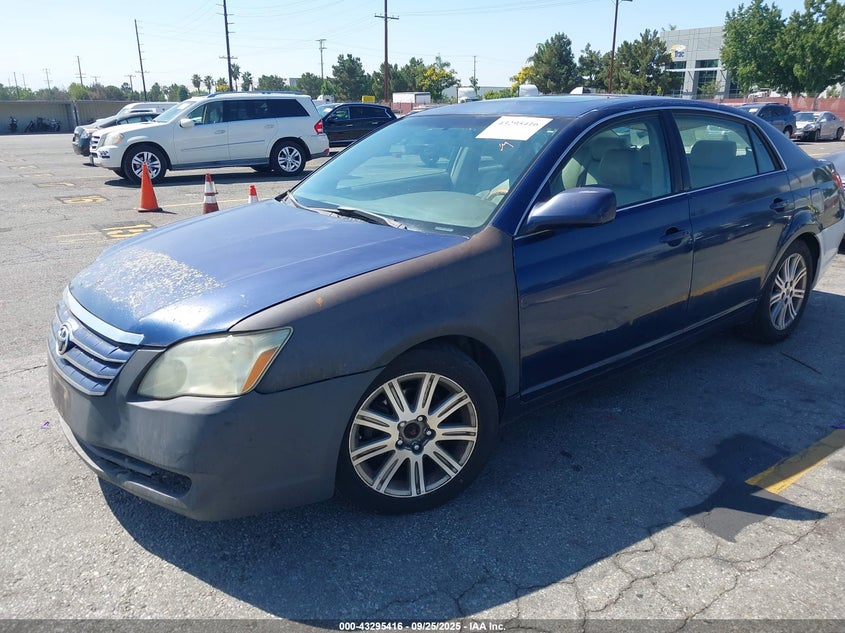 2007 Toyota Avalon Limited blue sedan gasoline 4T1BK36BX7U183807 photo #3