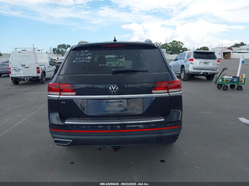 2021 Volkswagen Atlas 2.0T Se VIN: 1V2DP2CA9MC510458 Lot: 43295438