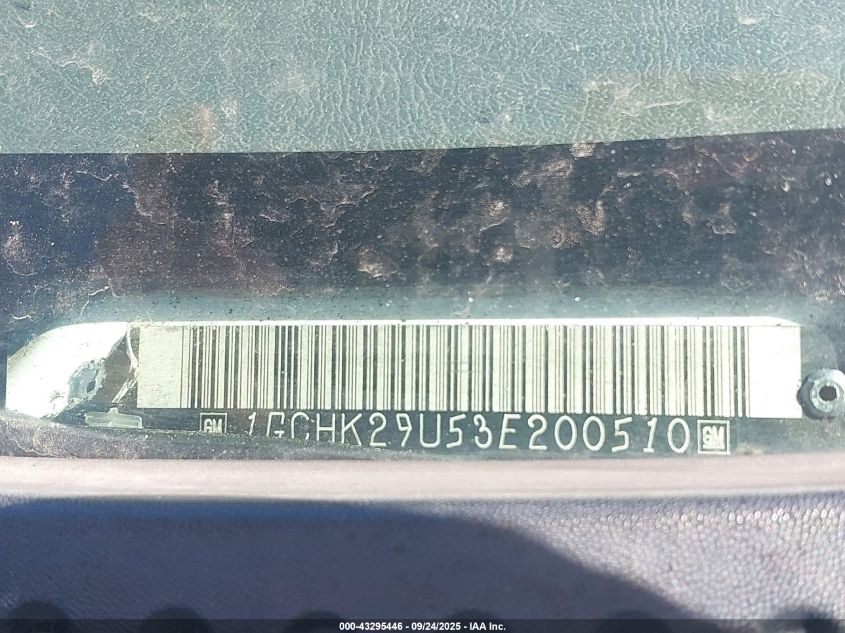 2003 Chevrolet Silverado 2500Hd VIN: 1GCHK29U53E200510 Lot: 43295446