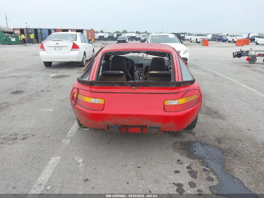 1985 Porsche 928 S VIN: WP0JB0923FS861110 Lot: 43295462