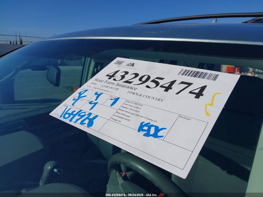 2009 Chrysler Town & Country Touring VIN: 2A8HR541X9R585111 Lot: 43295474