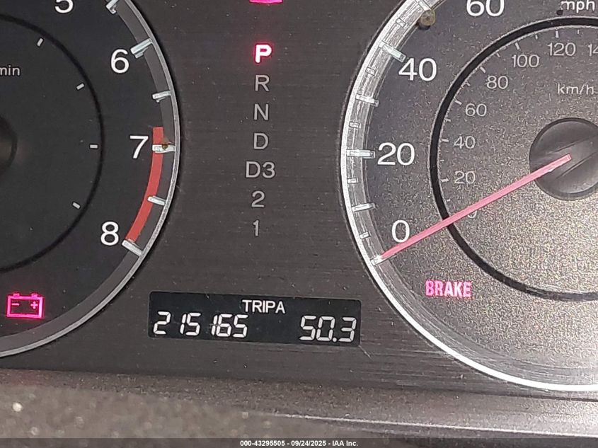 2010 Honda Accord 2.4 Lx VIN: 1HGCP2F36AA055121 Lot: 43295505