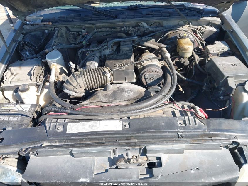 2001 GMC Sonoma Sl VIN: 1GTCS195X18107264 Lot: 43295548