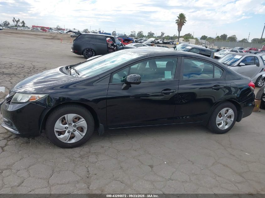 2013 Honda Civic Lx VIN: 19XFB2F59DE291730 Lot: 43295572