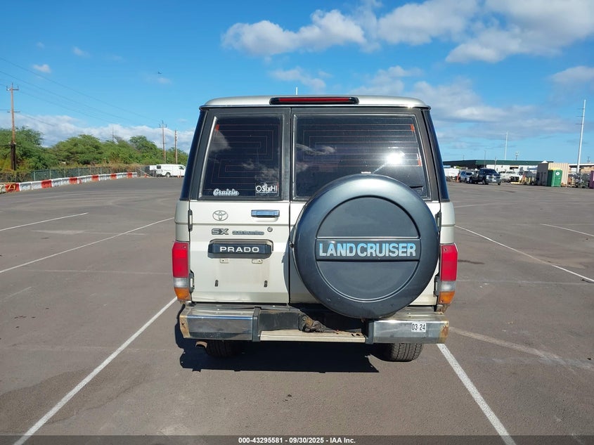 1995 Toyota Land Cruis VIN: KZJ780038014 Lot: 43295581