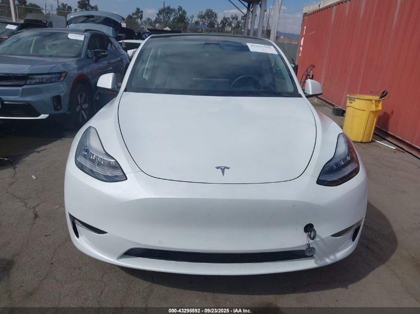 2021 Tesla Model Y Standard Range Rear-Wheel Drive VIN: 5YJYGDED0MF133544 Lot: 43295592
