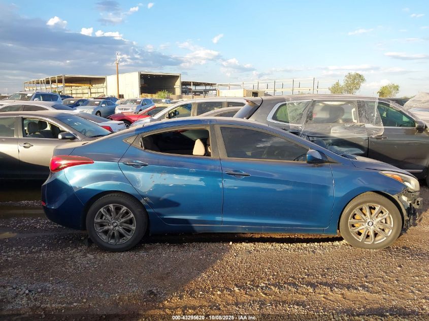 2016 Hyundai Elantra Se VIN: KMHDH4AE2GU619029 Lot: 43295620