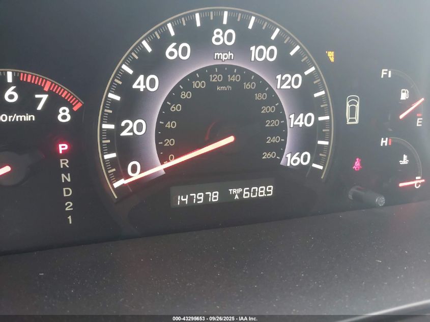 2005 Honda Odyssey Ex-L VIN: 5FNRL38695B105850 Lot: 43295653