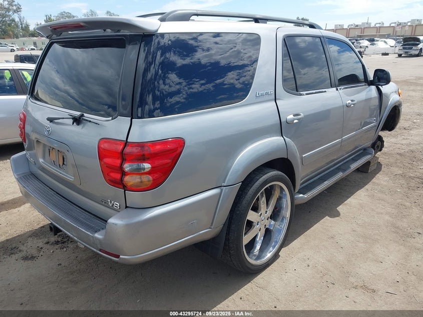 5TDZT38AX4S222559 2004 TOYOTA SEQUOIA photo no. 4