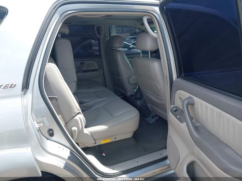 2004 Toyota Sequoia Limited V8 VIN: 5TDZT38AX4S222559 Lot: 43295724