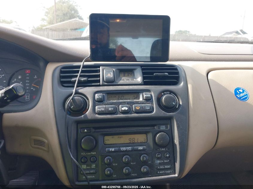 1999 Honda Accord Ex V6 VIN: 1HGCG165XXA022773 Lot: 43295768