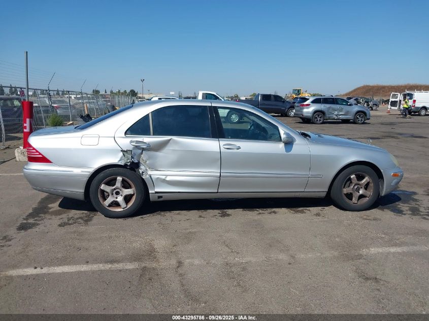 2002 Mercedes-Benz S 430 VIN: WDBNG70J32A223762 Lot: 43295786