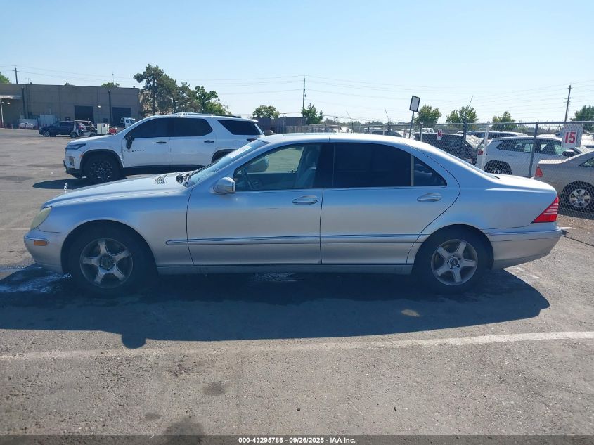 2002 Mercedes-Benz S 430 VIN: WDBNG70J32A223762 Lot: 43295786