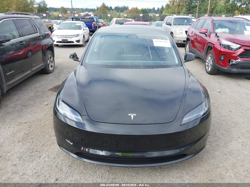 2025 Tesla Model 3 Long Range Rear-Wheel Drive VIN: 5YJ3E1EA3SF028952 Lot: 43295795