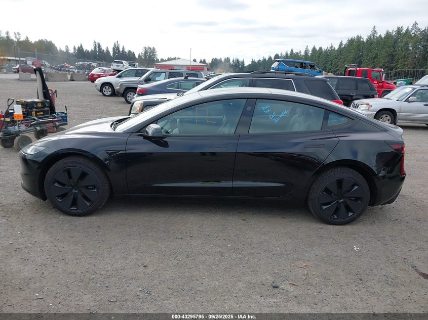 2025 Tesla Model 3 Long Range Rear-Wheel Drive VIN: 5YJ3E1EA3SF028952 Lot: 43295795