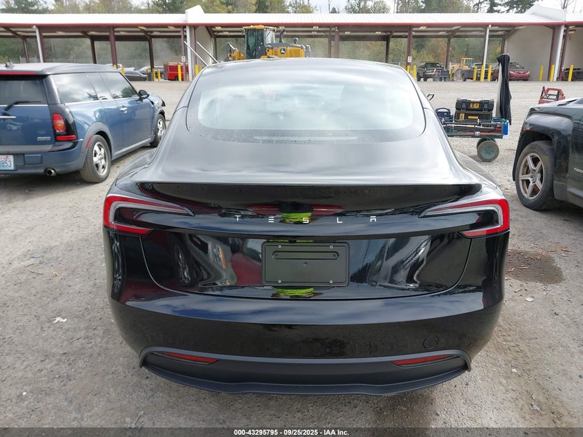 2025 Tesla Model 3 Long Range Rear-Wheel Drive VIN: 5YJ3E1EA3SF028952 Lot: 43295795