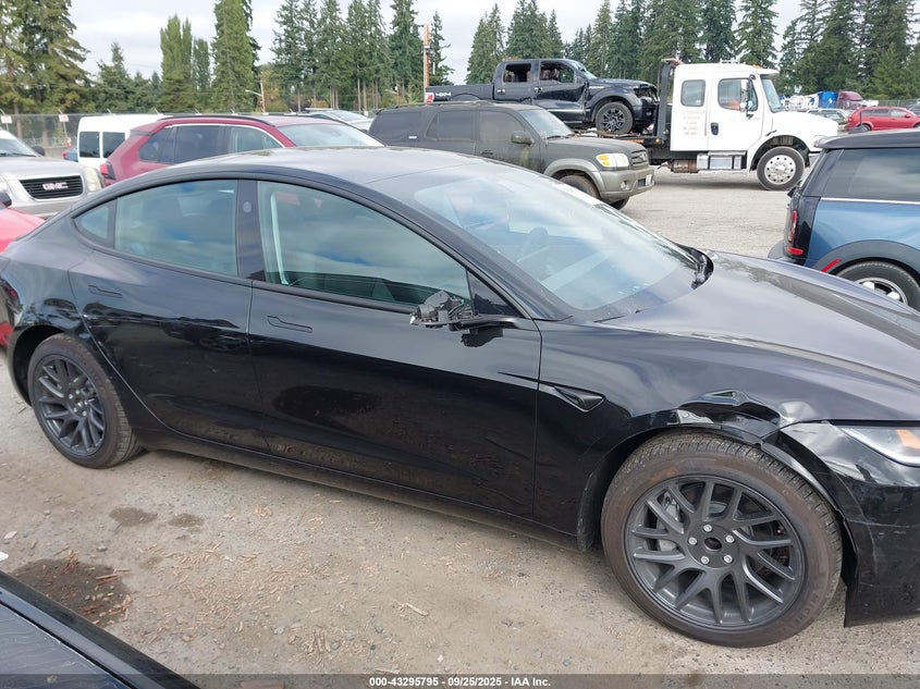 2025 Tesla Model 3 Long Range Rear-Wheel Drive VIN: 5YJ3E1EA3SF028952 Lot: 43295795