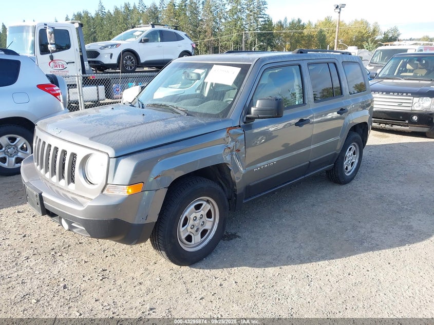 2013 JEEP PATRIOT SPORT - 1C4NJRBB6DD222207