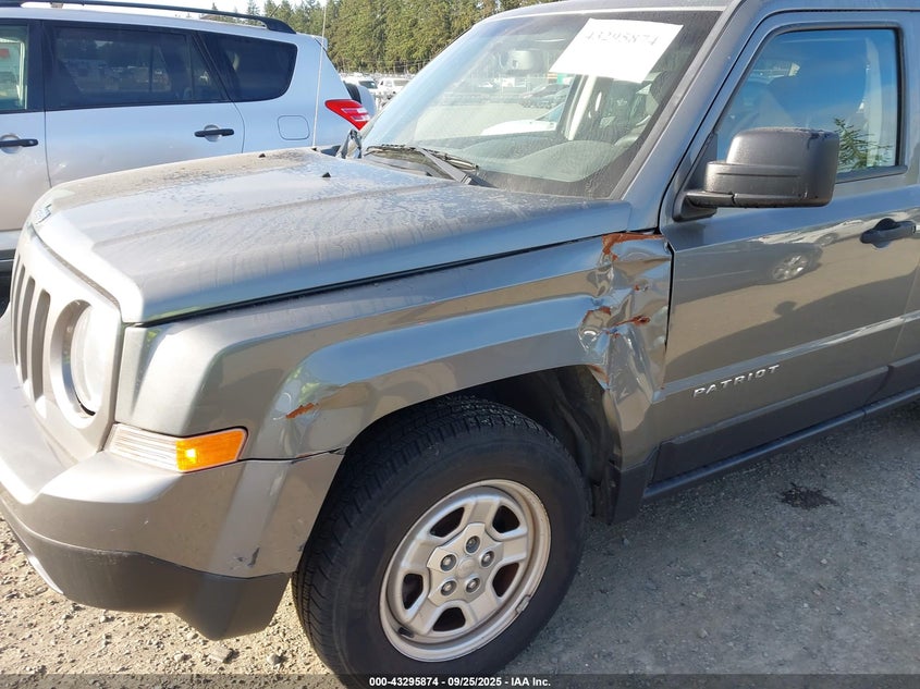 2013 JEEP PATRIOT SPORT - 1C4NJRBB6DD222207