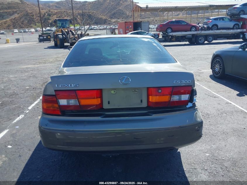 1999 Lexus Es 300 VIN: JT8BF28G5X5062137 Lot: 43295887