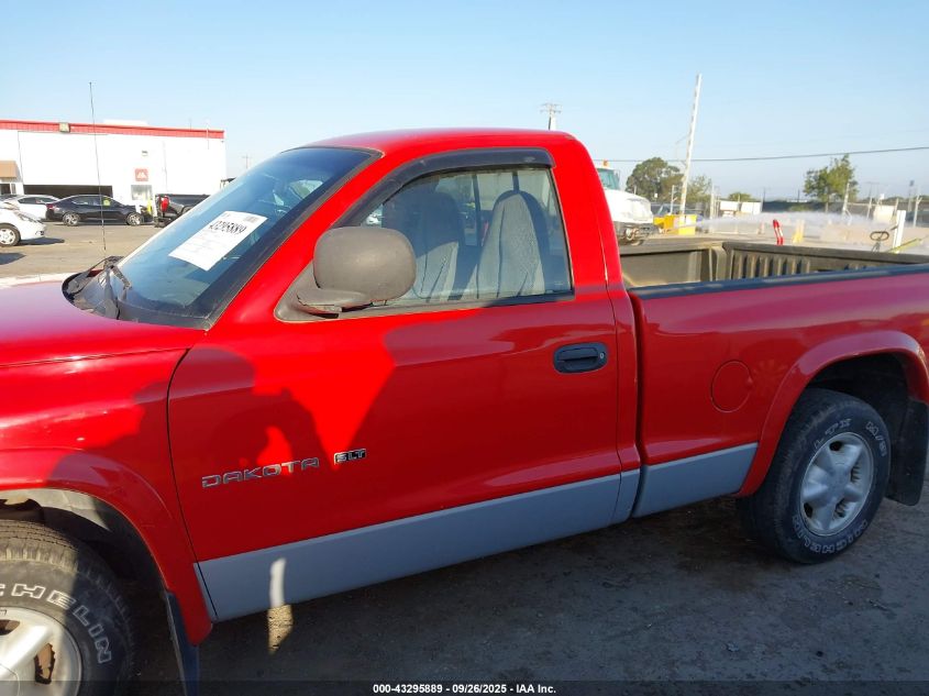 1998 Dodge Dakota Slt/Sport VIN: 1B7FL26X9WS535231 Lot: 43295889