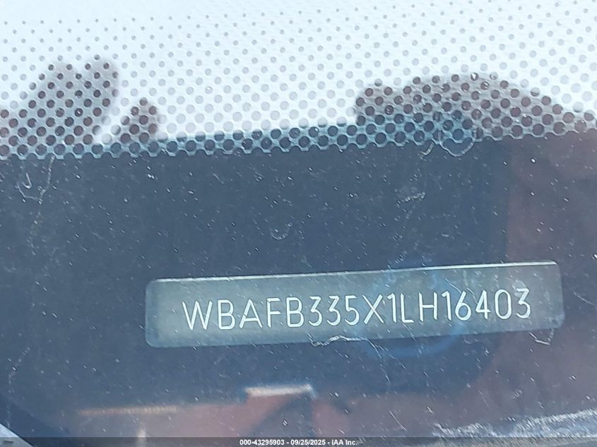 2001 BMW X5 4.4 VIN: WBAFB335X1LH16403 Lot: 43295903