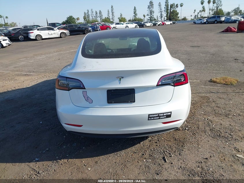 2023 Tesla Model 3 Rear-Wheel Drive VIN: 5YJ3E1EA0PF554110 Lot: 43295913
