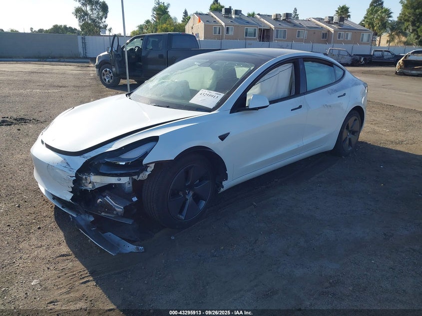 5YJ3E1EA0PF554110 2023 Tesla Model 3 Rear-wheel Drive White