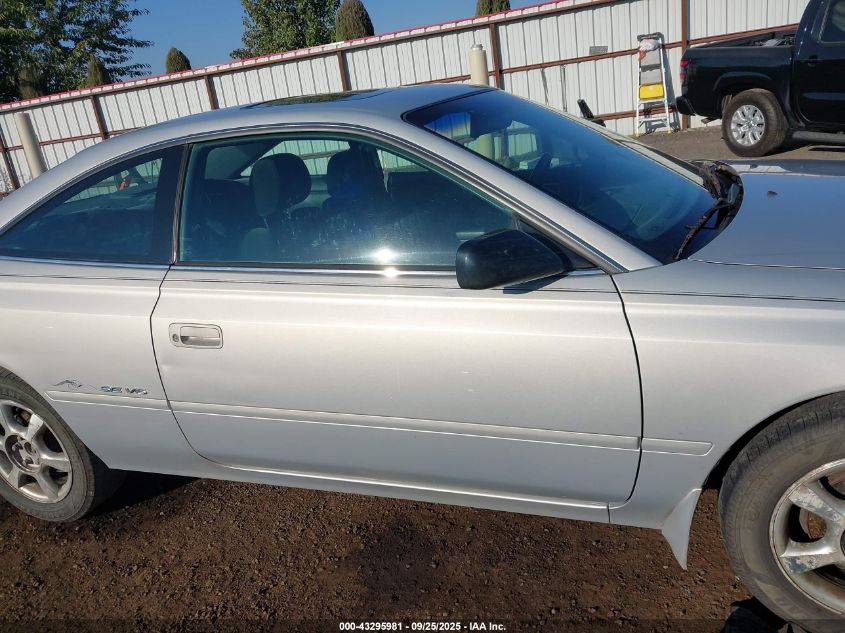 2000 Toyota Camry Solara Se V6 VIN: 2T1CF22P2YC323291 Lot: 43295981