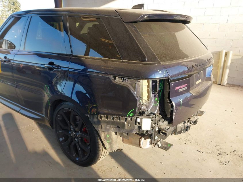 2017 Land Rover Range Rover Sport 5.0L V8 Supercharged/5.0L V8 Supercharged Dynamic VIN: SALWR2FE0HA134732 Lot: 43295990