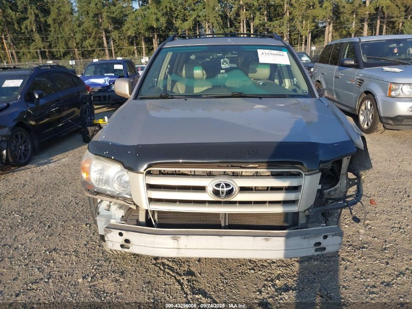 2007 Toyota Highlander V6 VIN: JTEEP21A870204720 Lot: 43296006