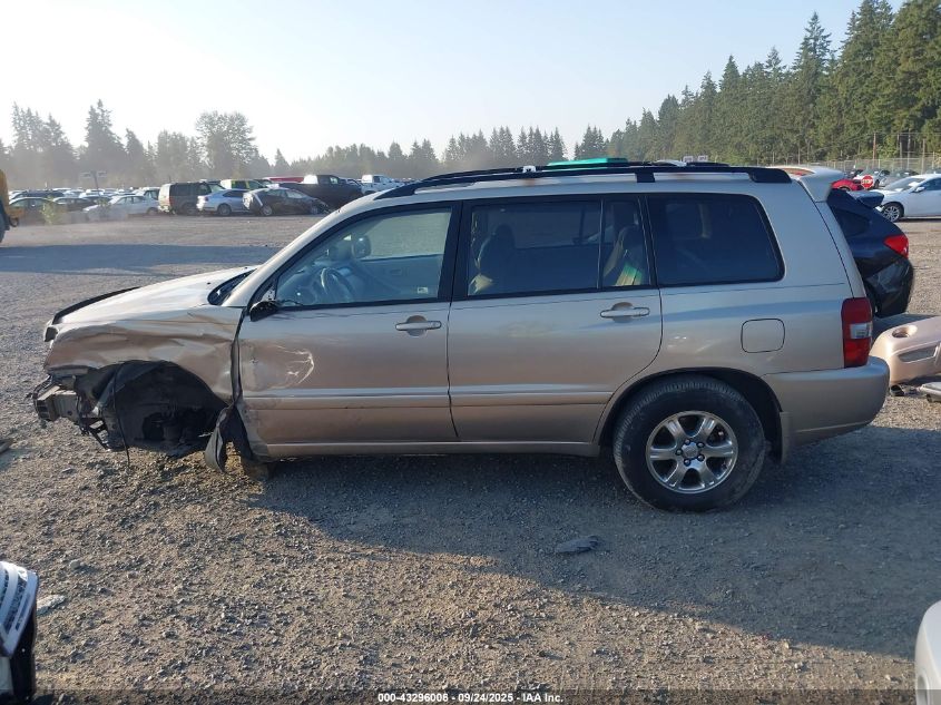 2007 Toyota Highlander V6 VIN: JTEEP21A870204720 Lot: 43296006