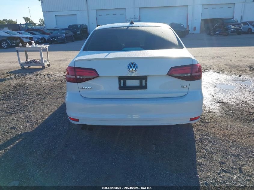 2016 Volkswagen Jetta 1.8T Sport VIN: 3VWD17AJ3GM227458 Lot: 43296020