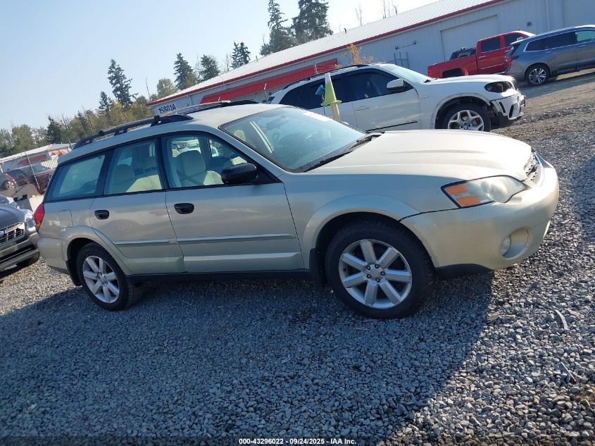 2006 Subaru Outback 2.5I VIN: 4S4BP61C067356346 Lot: 43296022