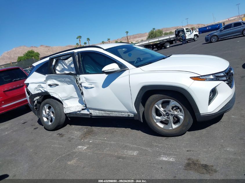 2022 Hyundai Tucson Sel VIN: KM8JBCAE3NU166406 Lot: 43296050