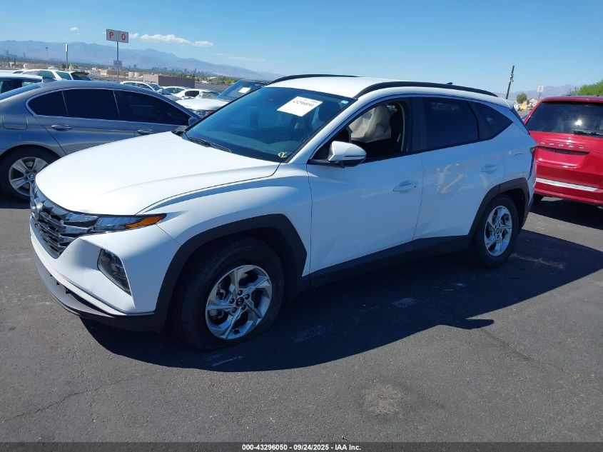 2022 Hyundai Tucson Sel VIN: KM8JBCAE3NU166406 Lot: 43296050